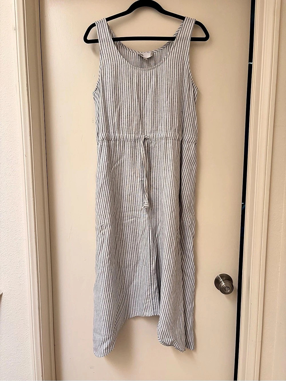 Nordstrom Rack Summer Dress Striped Maxi Dress in Blue & White Size XS, runs big